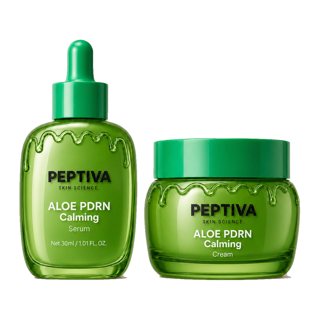 PEPTIVA Aloe PDRN Calming Serum & Cream