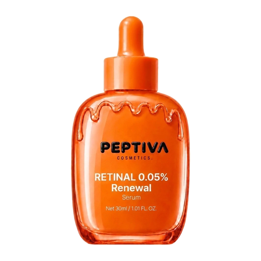 PEPTIVA Retinal 0.05% Renewal Serum — Packshot (Design-Rendering)
